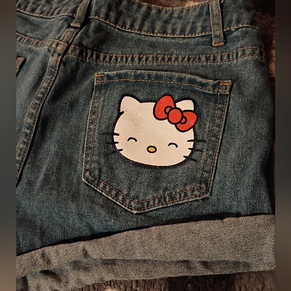 SHEIN Pants - Hello Kitty Jean Shorts